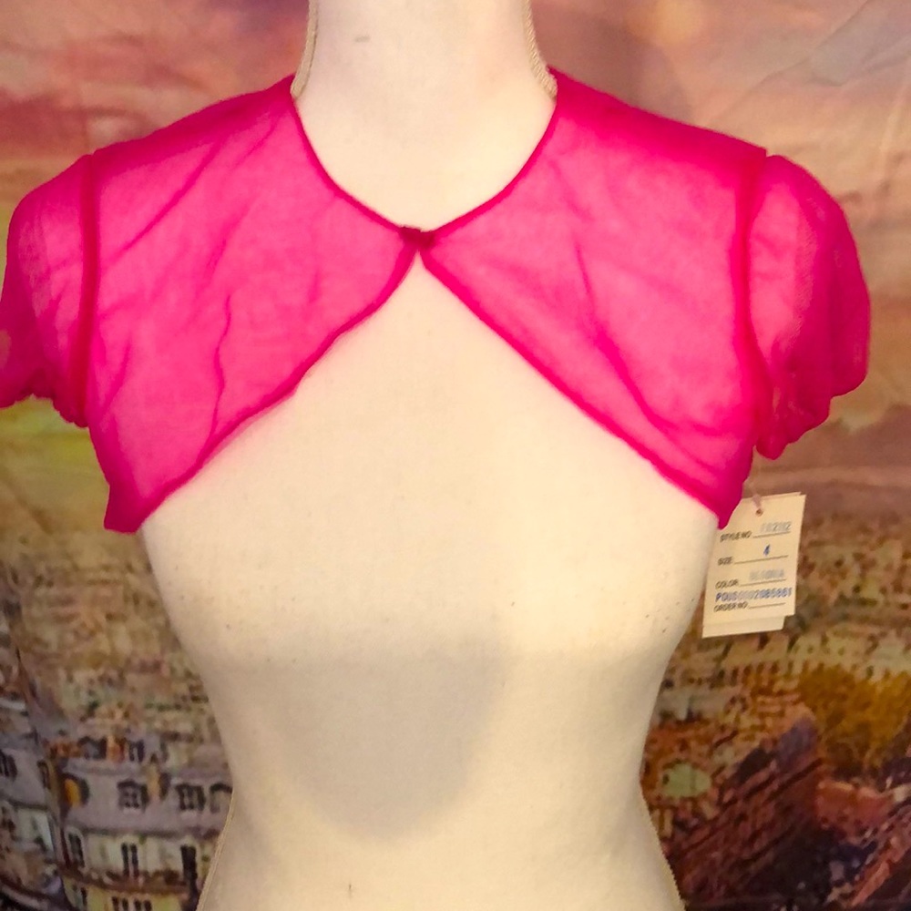 Pink bolero